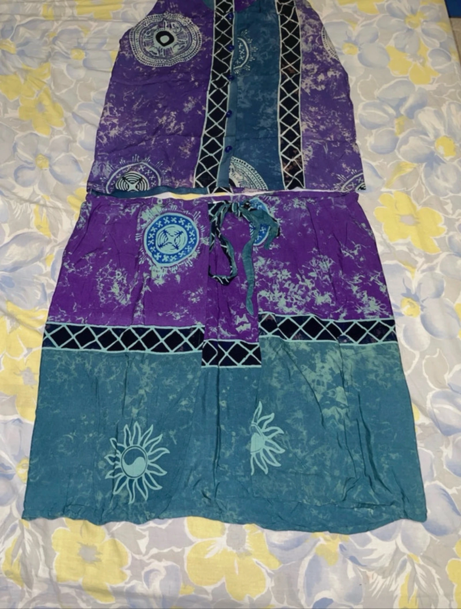 Conjunto de verano blusa y falda – photo 3
